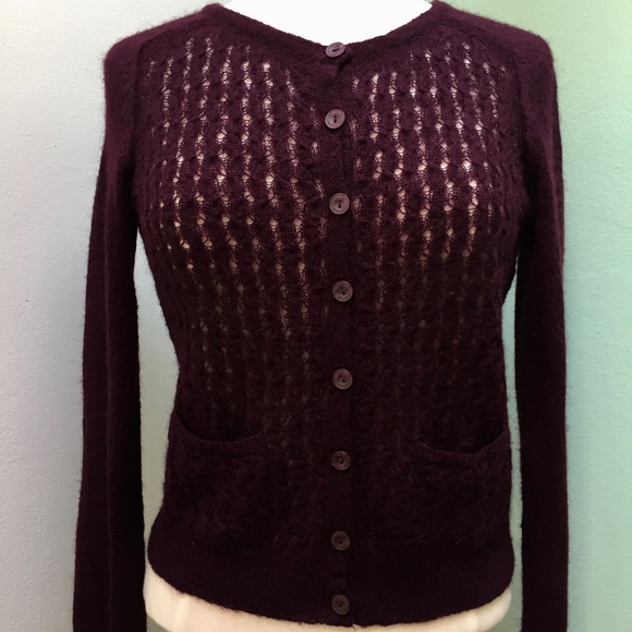 Anthropologie Sweaters - Anthropologie Guinevere Lace Lightweight Cardigan